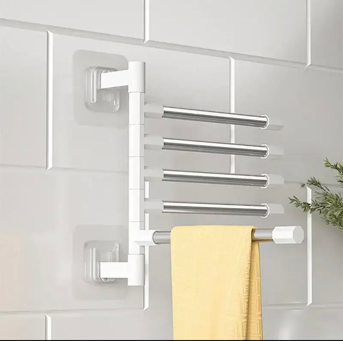 Multi Layer Hanging Folding Towel Rack, Wall Hanging Rotary Towel Rack, Aluminum Swing Arms Towel Rack Multi Layer Hanging Folding Towel Rack, Wall Hanging Rotary Towel Rack, Aluminum Swing Arms Towel Rack